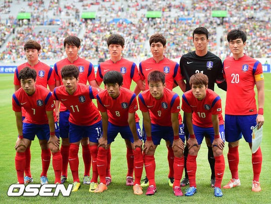 한국 23세 이하 대표팀. /사진=OSEN<br /><br />
<br /><br />
