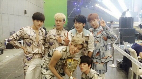 인피니트 / 사진출처=MBC뮤직 '쇼! 챔피언' 공식 트위터