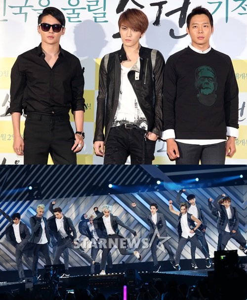 JYJ(위)와 엑소 / 사진=스타뉴스