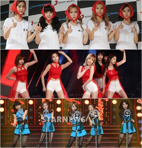 (위부터) 크레용팝 피에스타 레이디스코드 / 사진=스타뉴스