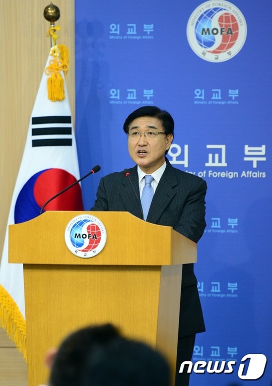 노광일 외교부 대변인이 중국 한국인 마약사범 사형에 대한 정부의 입장을 밝히고 있다./ 사진=뉴스1