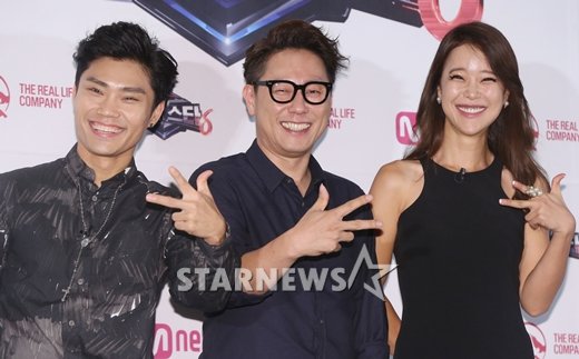 '슈퍼스타K6' 심사위원 김범수(사진 맨 왼쪽부터 오른쪽으로), 윤종신, 백지영 /사진=이기범 기자