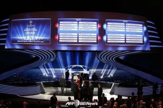 2014~15 시즌 챔피언스리그 조 추첨식이 완료됐다.  /AFPBBNews=뉴스1