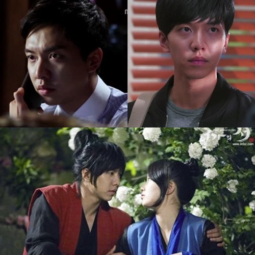 (왼쪽 위부터) MBC '더킹 투하츠'의 이승기, SBS '너희들은 포위됐다'의 이승기, MBC '구가의 서'의 이승기 /사진=MBC,SBS 영상 캡쳐