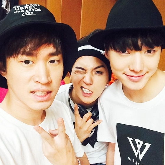 (왼쪽부터)타블로, 위너 송민호, 위너 강승윤/사진=타블로 인스타그램