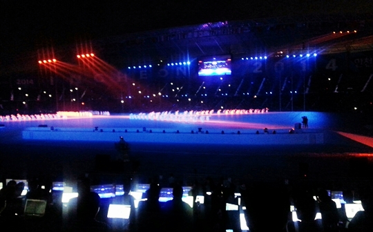 제17회 인천아시안게임이 19일 인천아시아드주경기장에서 막을 올렸다. /사진=김우종 기자