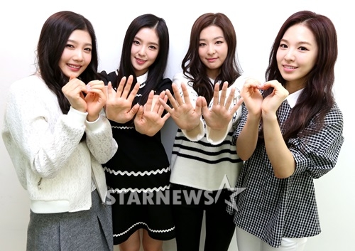 레드벨벳 조이(왼쪽부터), 아이린, 슬기, 웬디 / 사진=홍봉진 기자 