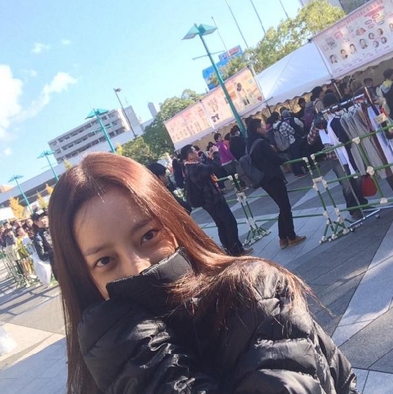 오사카에서의 구하라 일상/사진=구하라 트위터