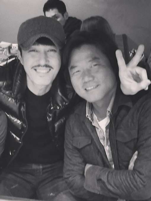 차승원과 나영석PD. 차승원이 지난 10월말 자신의 SNS에 올린 것이다. 