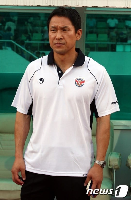 안익수 U-18 대표팀 감독. /사진=뉴스1<br /><br />
<br /><br />
