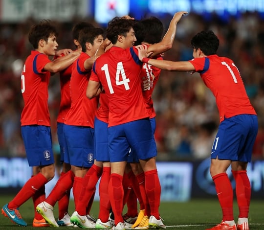 한국 대표팀. /사진=대한축구협회 제공<br /><br />
<br /><br />
