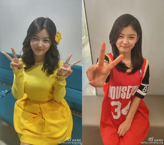 김유정 /사진출처=김유정 웨이보