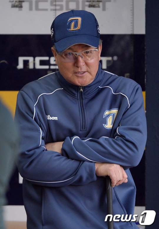 NC 김경문 감독. /사진=뉴스1<br /><br />
<br /><br />
