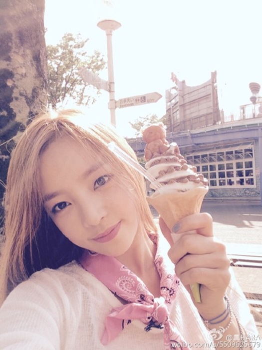 구하라 /사진출처=구하라 웨이보