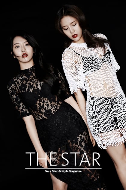 AOA 찬미와 혜정 /사진제공=더스타 