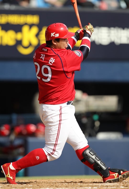KIA 나지완. /사진=KIA 타이거즈 제공<br /><br />
<br /><br />

