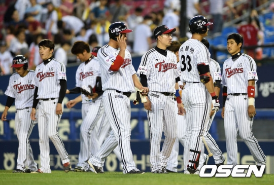 LG가 4연패에 빠졌다. /사진=OSEN<br /><br />
<br /><br />
