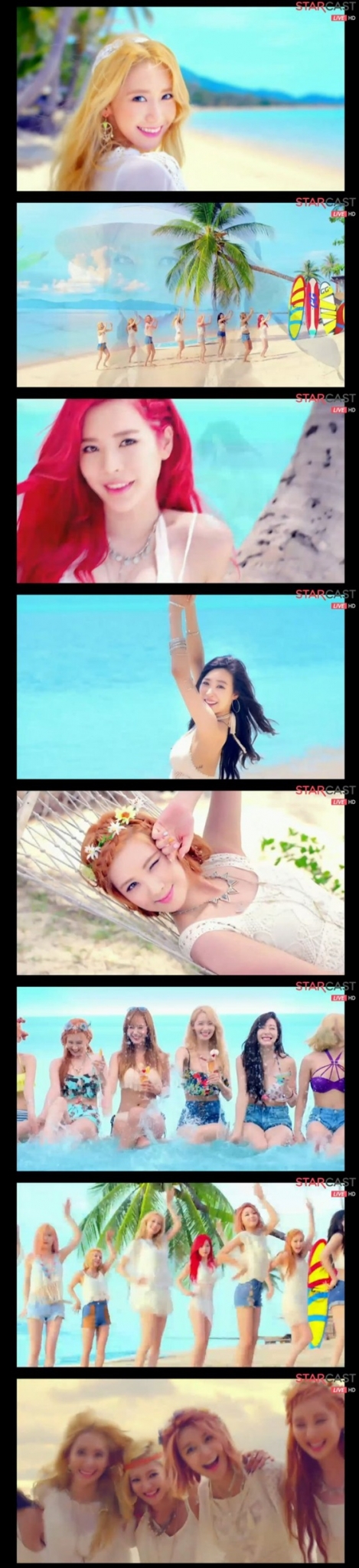 소녀시대 \'파티\' 뮤직비디오 /사진=네이버 TV캐스트 화면캡처