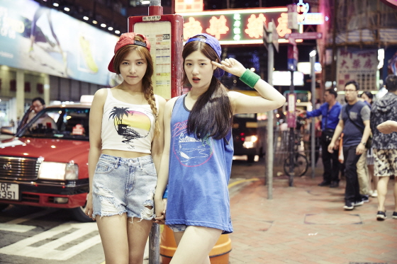 걸그룹 다이아의 제니(왼쪽)과 채연 /사진=엠비케이엔터테인먼트 