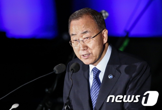 반기문. /AFPBBNews=뉴스1<br /><br />
<br /><br />
