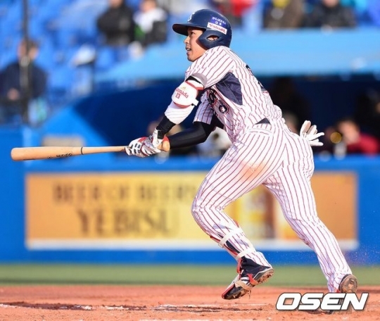 야마다 테츠토(23, 야쿠르트 스왈로스). /사진=OSEN<br /><br />
<br /><br />
