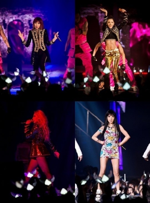 2NE1의 공민지 산다라박 박봄 씨엘(왼쪽 위부터 시계방향) / 사진출처=YG라이프