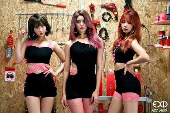 EXID 혜린, 정화, 솔지 / 사진제공=예당엔터테인먼트