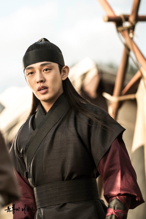 배우 유아인/사진=SBS '육룡이 나르샤' 공식 홈페이지