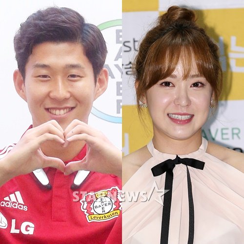 손흥민, 유소영 /사진=스타뉴스