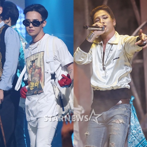 지드래곤, 태양 /사진=스타뉴스