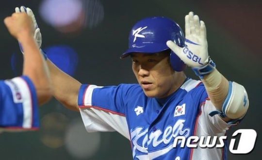 정근우. /사진=뉴스1<br /><br />
<br /><br />
