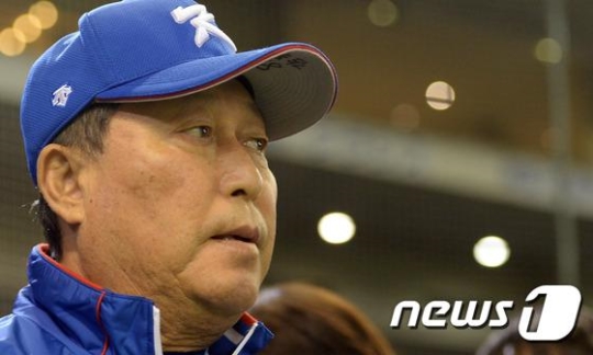 김인식 감독. /사진=뉴스1<br /><br />
<br /><br />
