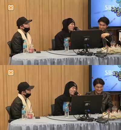 모발이식수술을 가졌다고 고백하는 다이나믹 듀오 개코/사진=SBS'두시탈출 컬투쇼' 영상캡처