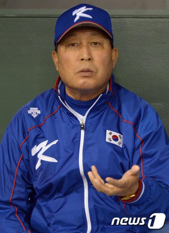 김인식 감독. /사진=뉴스1<br /><br />
