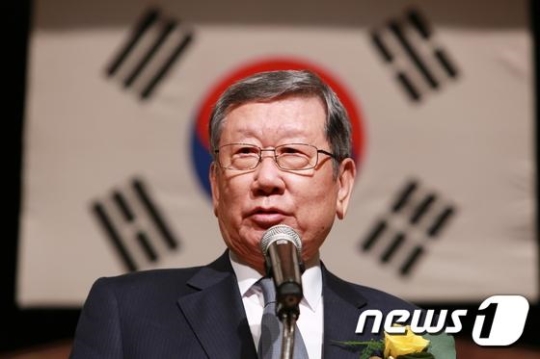 유흥수 주일 한국대사. /사진=뉴스1<br /><br />
<br /><br />
