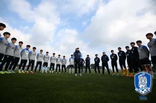 신태용호. /사진=대한축구협회 제공<br /><br />
<br /><br />
