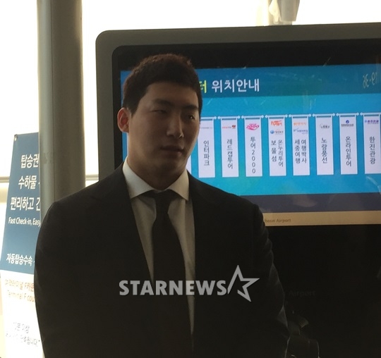 나성범. /사진=국재환 기자<br /><br />
<br /><br />
