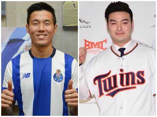 석현준(왼쪽), 박병호. /사진=FC 포르투 트위터, 뉴스1<br /><br />
<br /><br />
