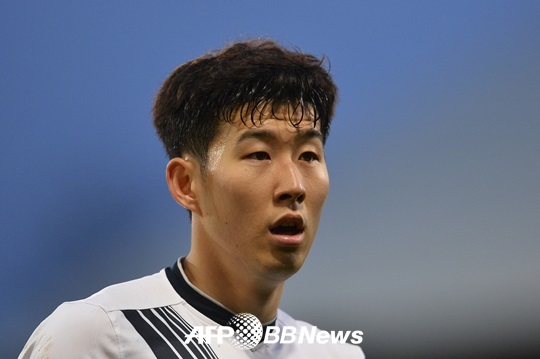 손흥민. /AFPBBNews=뉴스1<br /><br />
<br /><br />
