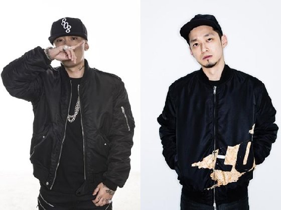 래퍼 도끼(왼쪽)와 더 콰이엇(오른쪽)/사진제공=일리네어 레코즈