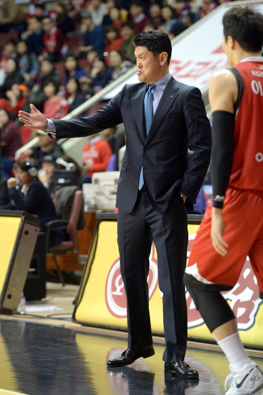 추승균 감독. /사진=KBL 제공<br /><br />
<br /><br />
