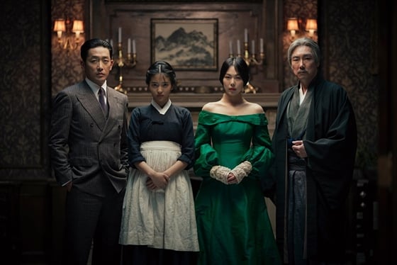 왼쪽부터 '아가씨'의 하정우, 김태리, 김민희, 조진웅 / 사진='아가씨' 스틸