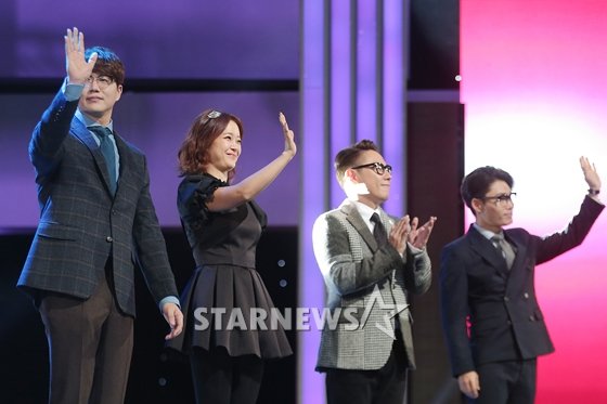 '슈퍼스타K7' 심사위원 성시경, 백지영, 윤종신, 김범수/사진=스타뉴스