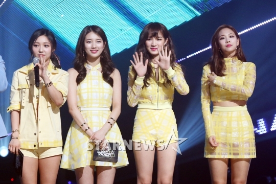 미쓰에이 민 수지 지아 페이(왼쪽부터) / 사진=스타뉴스