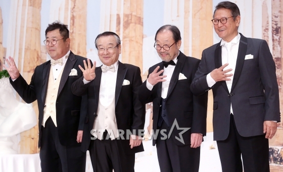 '꽃보다 할배'의 백일섭, 이순재, 신구, 박근형(왼쪽부터) /사진=홍봉진 기자