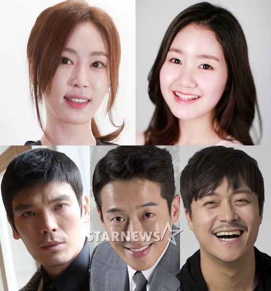 배우 강예원, 진지희, 최대철, 최필립, 감성오(왼쪽 위부터 시계방향) /사진=스타뉴스