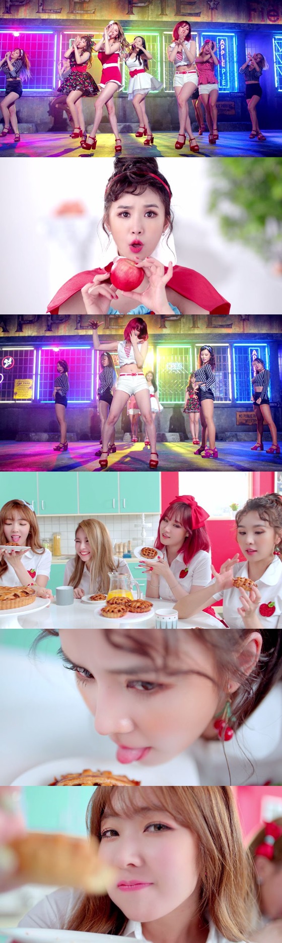 /사진=피에스타 '애플 파이' 뮤직비디오 화면 캡처 