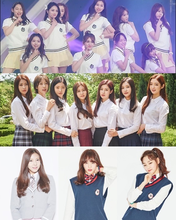아이오아이, 다이아, 젤리피쉬 걸그룹의 김나영, 김세정, 강미나(위부터) /사진=스타뉴스, MBK엔터테인먼트, 젤리피쉬엔터테인먼트