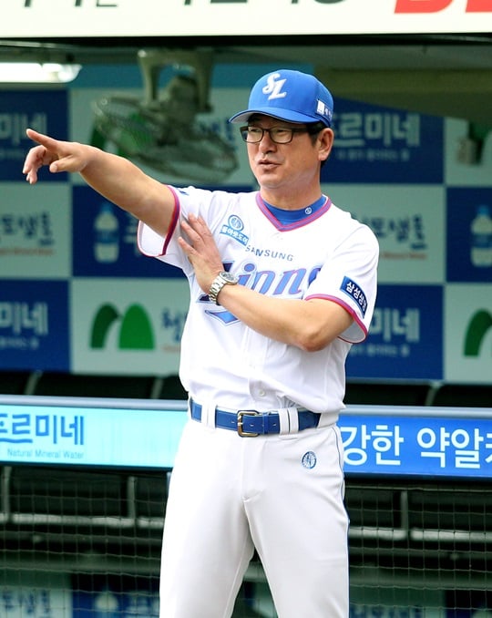 삼성 라이온즈 류중일 감독. /사진=삼성 라이온즈 제공<br /><br />
<br /><br />
