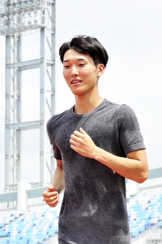 우상혁. /사진=머니위크 임한별 기자<br /><br />
<br /><br />
